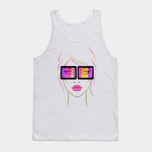 Fashionable girl Tank Top